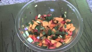 How to prepare Mango Salsa (Fresh Mango Salad Recipe)