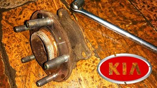 Как поменять переднюю ступицу в Киа Соренто 2.