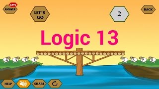 River crossing IQ game logic 13 solution