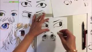 Comment dessiner des yeux manga -partie2