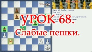 Слабые пешки - Урок 68 для 3 разряда - Шахматы.