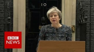 Theresa May accuses EU of trying to affect UK election - BBC News