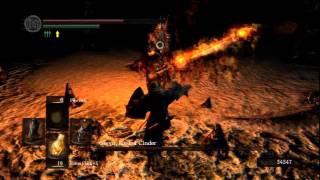 Dark Souls - Gwyn, Lord of Cinder Boss Fight (melee only) (NG)