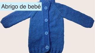Cómo tejer abrigo o chaqueta para bebé.