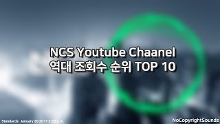 NCS 유튜브 역대 최고 조회수 영상 TOP 10