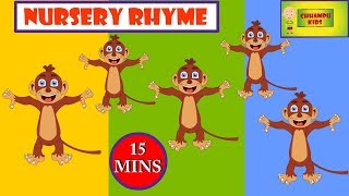 Five Little Monkeys Jumping On The Bed Nursery Rhyme Children Song, Just dance kids playlist