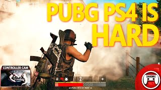Winning in PUBG PS4 Solo is Hard - PUBG PS4 Live Stream with Controller Camera