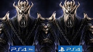 [4K/60FPS] Skyrim Remaster: PS4 vs PS4 Pro 4K vs PS4 Pro 1080p