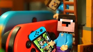 НОВЫЕ ДРУЗЬЯ и Лего НУБик Майнкрафт ЧЕЛЛЕНДЖ Nintendo SWITCH - Мультики LEGO Minecraft для Детей