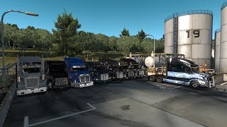 Стрим #109 по American Truck Simulator Multiplayer Kenworth + тройная сцепка