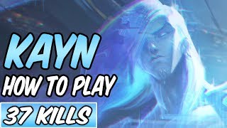 S+ BLUE KAYN JUNGLE GUIDE | 92k DMG |  Build & Runes | Diamond Commentary | League of Legends | S9