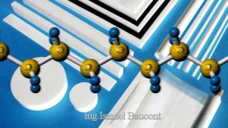 PTFE Teflon: 3D Molecule Animation