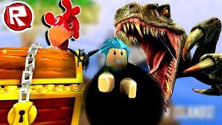 Роблокс ОСТРОВ ДИНОЗАВРОВ в СИМУЛЯТОР КЛАДОИСКАТЕЛЯ = ROBLOX по русски