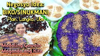 Murang Negosyo Idea sa Halagang 500: Biko/Sinukmani 3 Versions: Plain, Langka Flavor, Ube Flavor