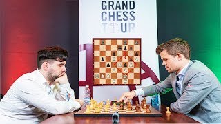 ШАХМАТЫ. ЯН НЕПОМНЯЩИЙ - МАГНУС КАРЛСЕН. БИТВА ЗА ЛИДЕРСТВО. GRAND CHESS TOUR 2019. ЗАГРЕБ