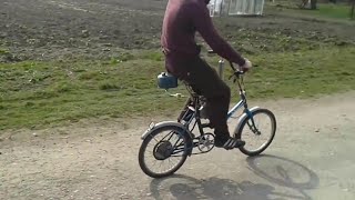 Катаемся на мотораскладе (Аист с мотором)