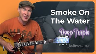 How to play Smoke On The Water by Deep Purple (Rock Guitar Lesson SB-311)