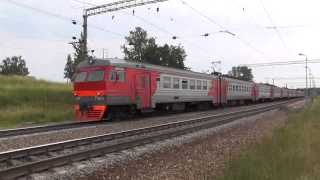 Электропоезд ЭР2Р-7085 платформа Колочь