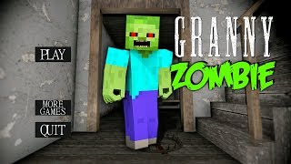НОВАЯ БАБКА ГРЕННИ ЗОМБИ В РЕАЛЬНОЙ ЖИЗНИ В МАЙНКРАФТЕ НУБИК ИГРАЕТ MINECRAFT МУЛЬТИК ZOMBIE GRANNY