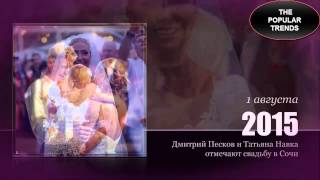 НАВКА и ПЕСКОВ - свадьба в Сочи. ПЕРВЫЕ ФОТО со свадьбы Дмитрия ПЕСКОВА и Татьяны НАВКИ