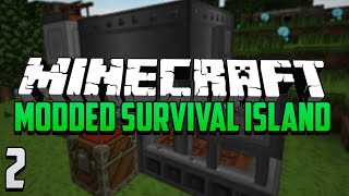 Minecraft Modded Survival Island - Ep.2 - Immersive Engineering Ore Doubling!