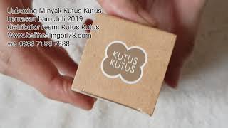 Unboxing minyak kutus kutus kemasan baru (edisi juli 2019)