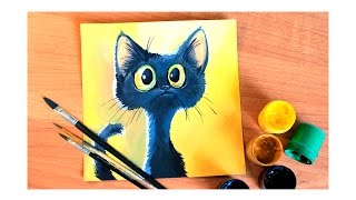 Видео урок "Рисуем классного котика"