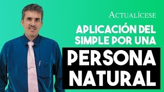 Régimen simple de tributación: ¿aplica para personas naturales?