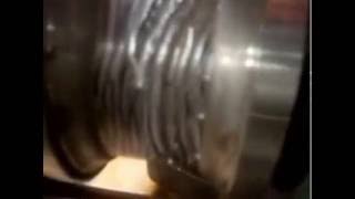 Фрезеровка ролика. Нанесение рисунка на металл. (Milling roller. Patterning on metal)