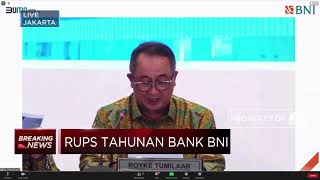 BNI Bagi Dividen 25% Laba Bersih, Kas Negara Dapat Rp 492 M
