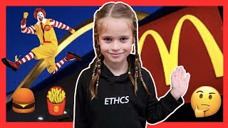 6 YEAR OLD'S 1ST TIME AT MCDONALDS! ? FAMILY VLOGS