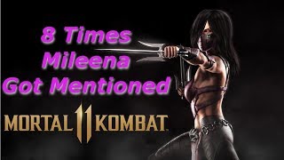 Mortal Kombat 11 - 8 TIMES MILEENA Got MENTIONED in STORY MODE!