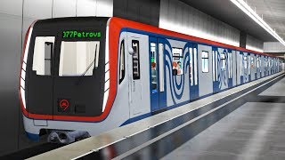 METRO SIMULATOR 2019 - ПЕРВАЯ ПОЕЗДКА НА 81-760 "ОКА" И 81-765 "МОСКВА" ПО МОСКОВСКОМУ МЕТРО!