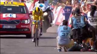 Résumer de l'étapes n°11 du Tour de France 2013 (100e editions) Mont St Michel