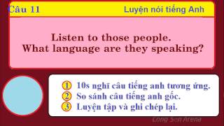 Luyện nói tiếng anh - phương pháp mẫu câu (bài 1)