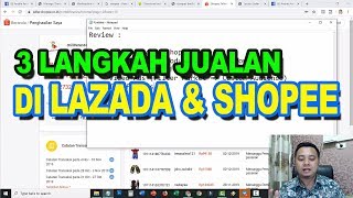 INI 3 LANGKAH JUALAN DI SHOPEE DAN LAZADA