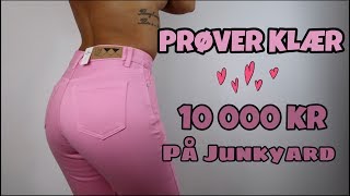 Junkyard try on haul - KLÆR TIL 10 000 KR