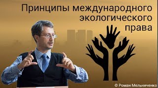 Принципы международного экологического права