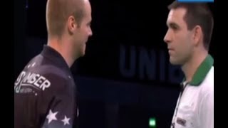 Max Hopp vs. William O'Connor Incident - 2018 PDC European Championship