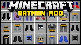 Minecraft BATMAN MOD (Mod Showcase)