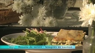 MALC 08/05/14 Recette de saison : lasagnes au saumon
