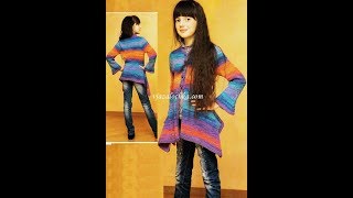 Кардиган для Подростка Девочки Спицами - 2019 / Cardigan for Girl Teen Girls