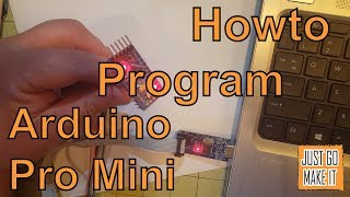 HowTo Program Arduino Pro Mini, USBASP