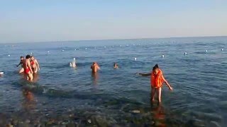Лазаревские пляжи.Черное море летом, июль 2013