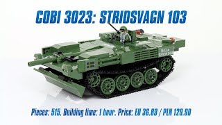 [COBI 3023] Stridsvagn 103 review & speed build