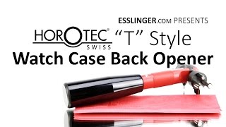 Horotec "T" Style Watch Case Back Opener