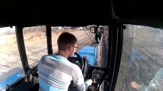 Осенняя вспашка огородов на МТЗ 82.1 (2014г.)