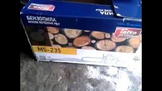Распаковка бензиновой пилы Татра Гарден MS 235. Отзыв покупателя.