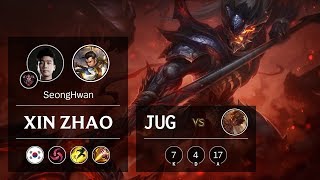 Xin Zhao Jungle vs Taliyah - KR Grandmaster Patch 9.12