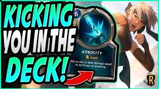Kicking my opponent right in THE DECK! ? - LOR | Legends of Runeterra Expedition